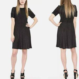 Michael Kors Metallic Dot-Print Mini Dress Size Small NWT